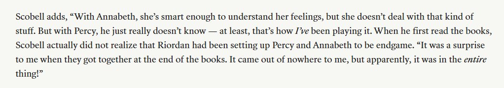 walker is just SO percy in the way that he's a genius for the way he understands this dynamic and then boom immediately follows it up with a classic seaweed brain goof