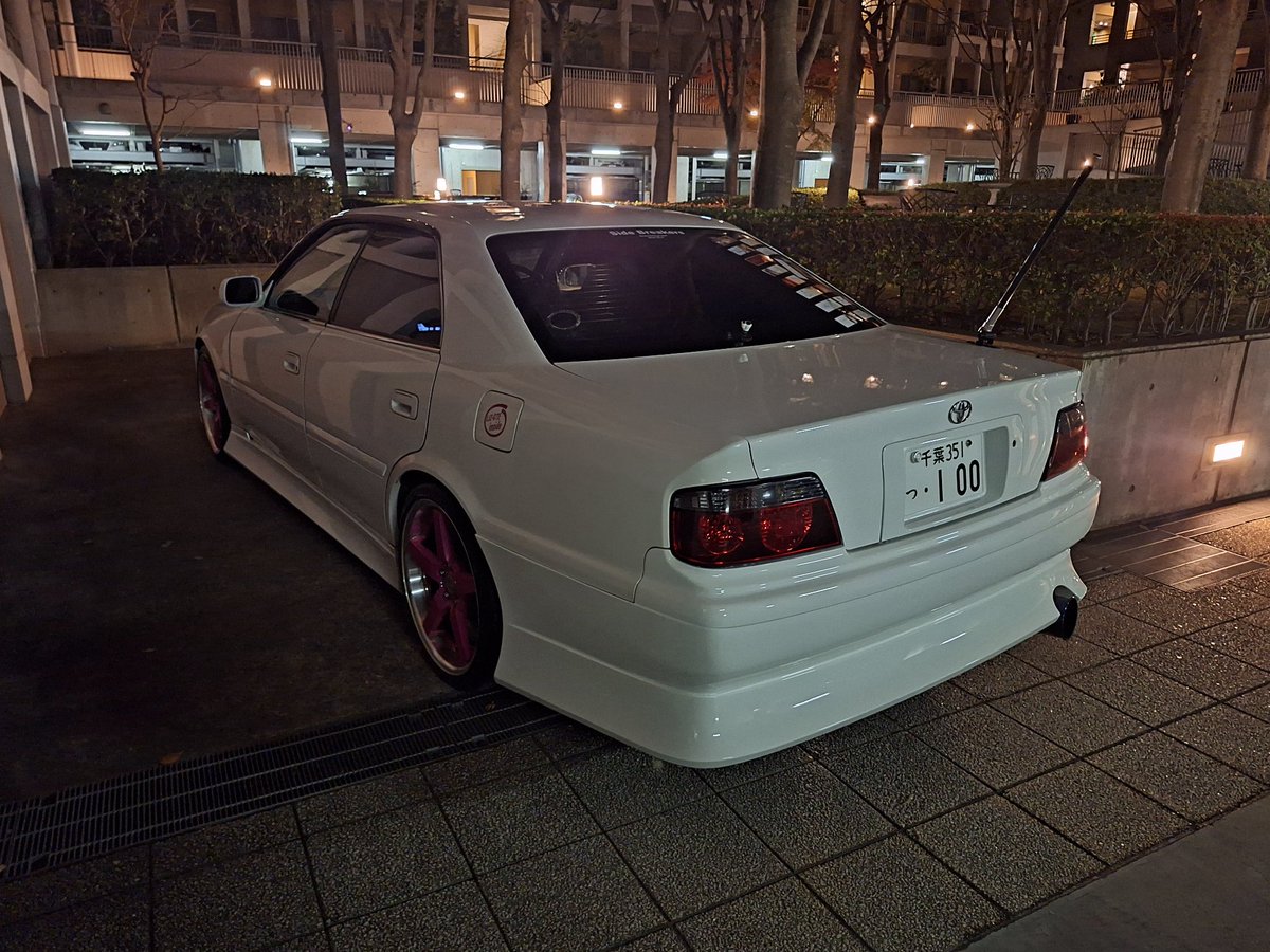 チェイサー乗りたいと言うか乗る😊🚘️ もうやる作業はボンネット&両