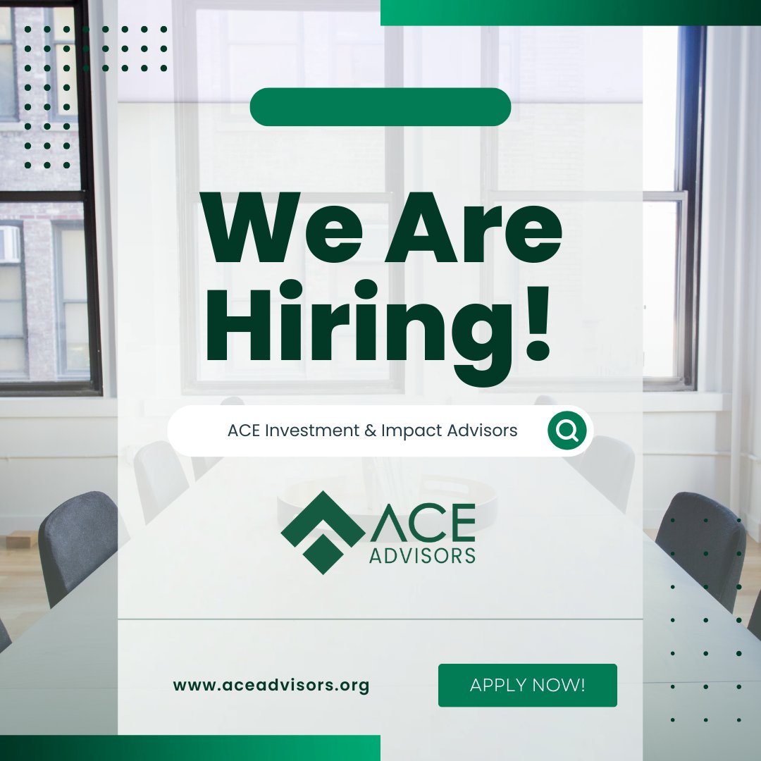 ACE Investment & Impact Advisors tweet media