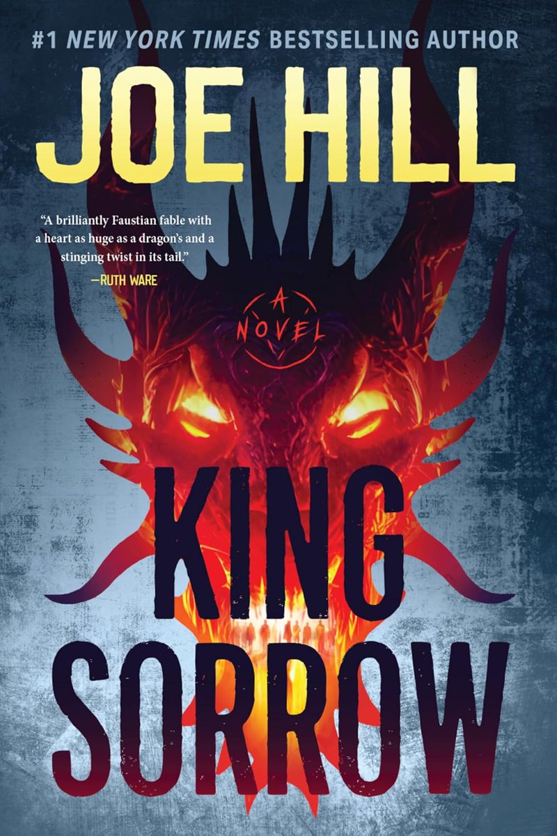 mpcallender's tweet image. KING SORROW by @joe_hill it a tome of book - almost 900 pages.  Its a character driven, twisty, modern mythical story; replete with dragons and trolls - both with multiple meanings. Solid read. Long read. Great cast of characters.