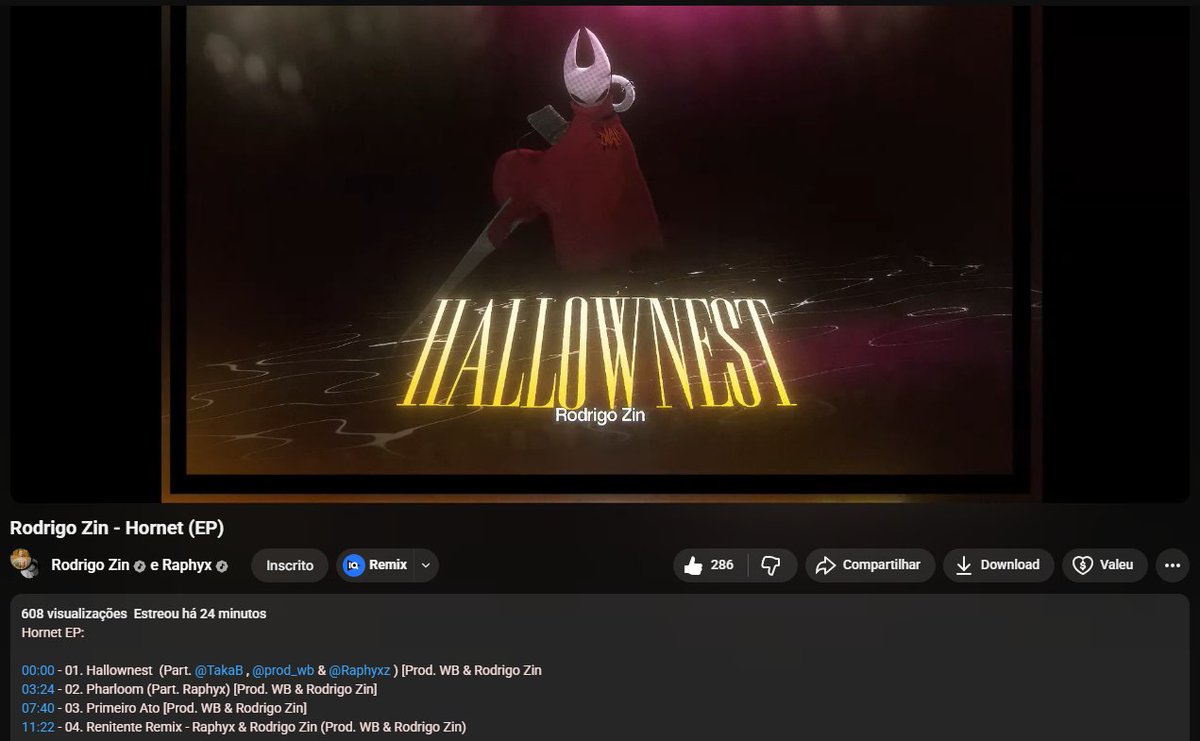 Mãe, eu to no canal do Rodrigo Zin 🥹