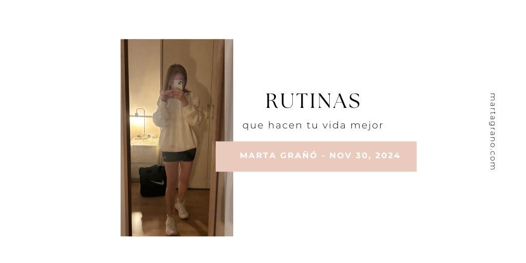 5 claves para cultivar #rutinas adecuadas
✅ Intencionalidad consciente
✅ Empieza por lo más pequeño
✅ Repetición amable
✅ Diseña tu entorno
✅ Celebra cada logro
<a href="/MartaGranyo/">Marta Grañó ✨</a>
 👉 buff.ly/rhfZVRE