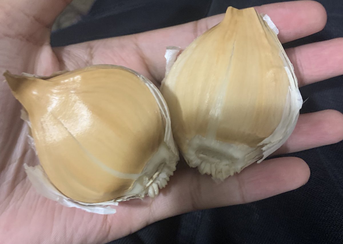 Beautiful big garlic cloves