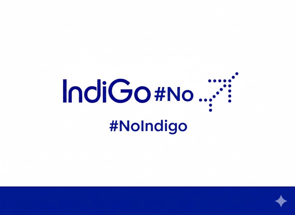 #Goindigo 

to 

#NoIndigo