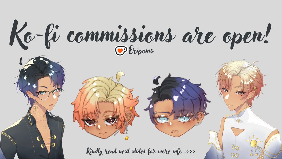 Eripoms_moved's tweet photo. Commissions are opened at ko-fi!!
For general info pls check the images below

For detailed info kindly check my carrd
 https://t.co/zMomJNPVhQ
To place order or more infos regarding the pricelist pls go to my ko-fi 
https://t.co/j0iCHfDokM

Carrd and ko-fi links are also in bio https://t.co/ev7bDev9oV