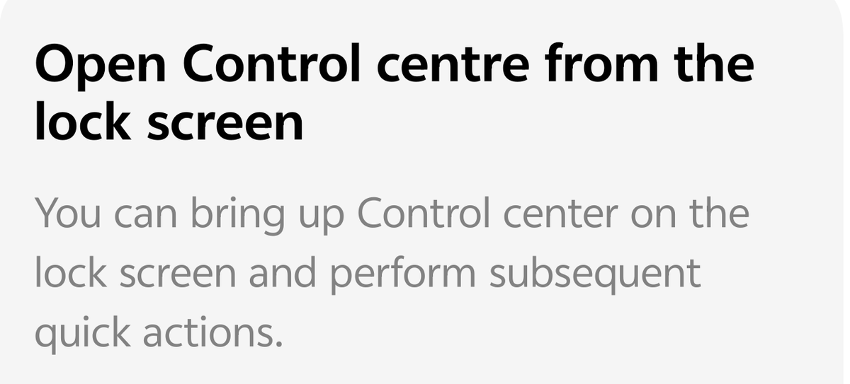 Ronakpamecha2's tweet photo. Hey Questers,
With the all new #OriginOS6 ,you can open the #ControlCentre of your device right from the lock screen 💯✌️.
Know more: https://t.co/iDnwGvn06h

#iQOO15 #iQOO https://t.co/2HAcCEJ6hR