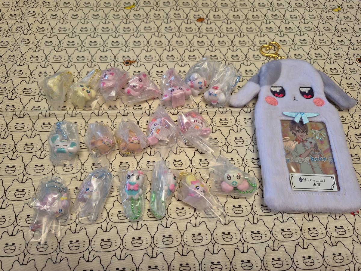 mizu_mf's tweet photo. 【交換(譲渡)希望】
ぷちきゅあマスコットwithチョコスナック2
(譲)もふるんぽるんきゃんでぃみるくにこしぷれめっぷるみっぷるぺこりんしふぉん
(求)同種だいふく(大福)　300円+送料
ゆうちょ振込のみ
検索からでもよろしくお願いいたします https://t.co/DRMkpICVH0