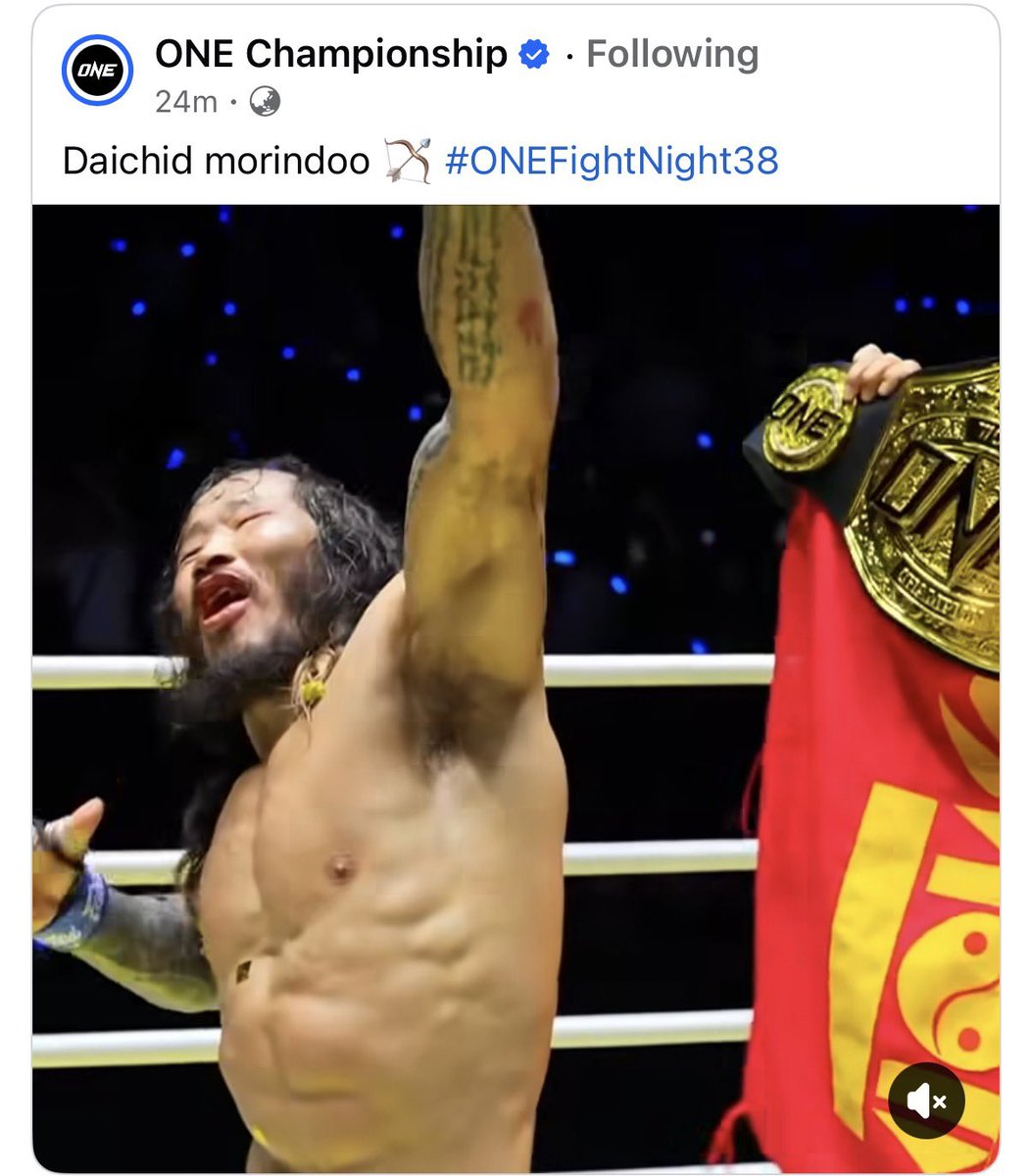 turiinsoyorholt's tweet image. 53 сая дагагчтай OneChampionship албан ёсны хуудас Монгол хэлээр пост хийв