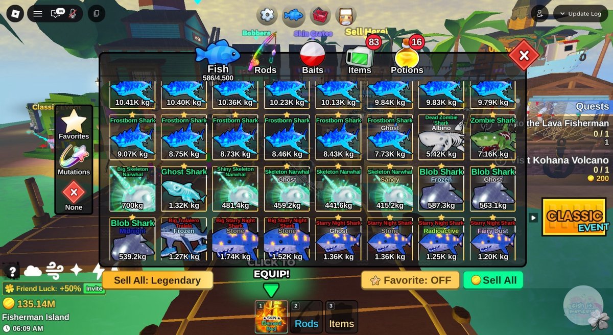 FISH IT FESS ‼️ WTT CANTUMIN UNAME tweet media