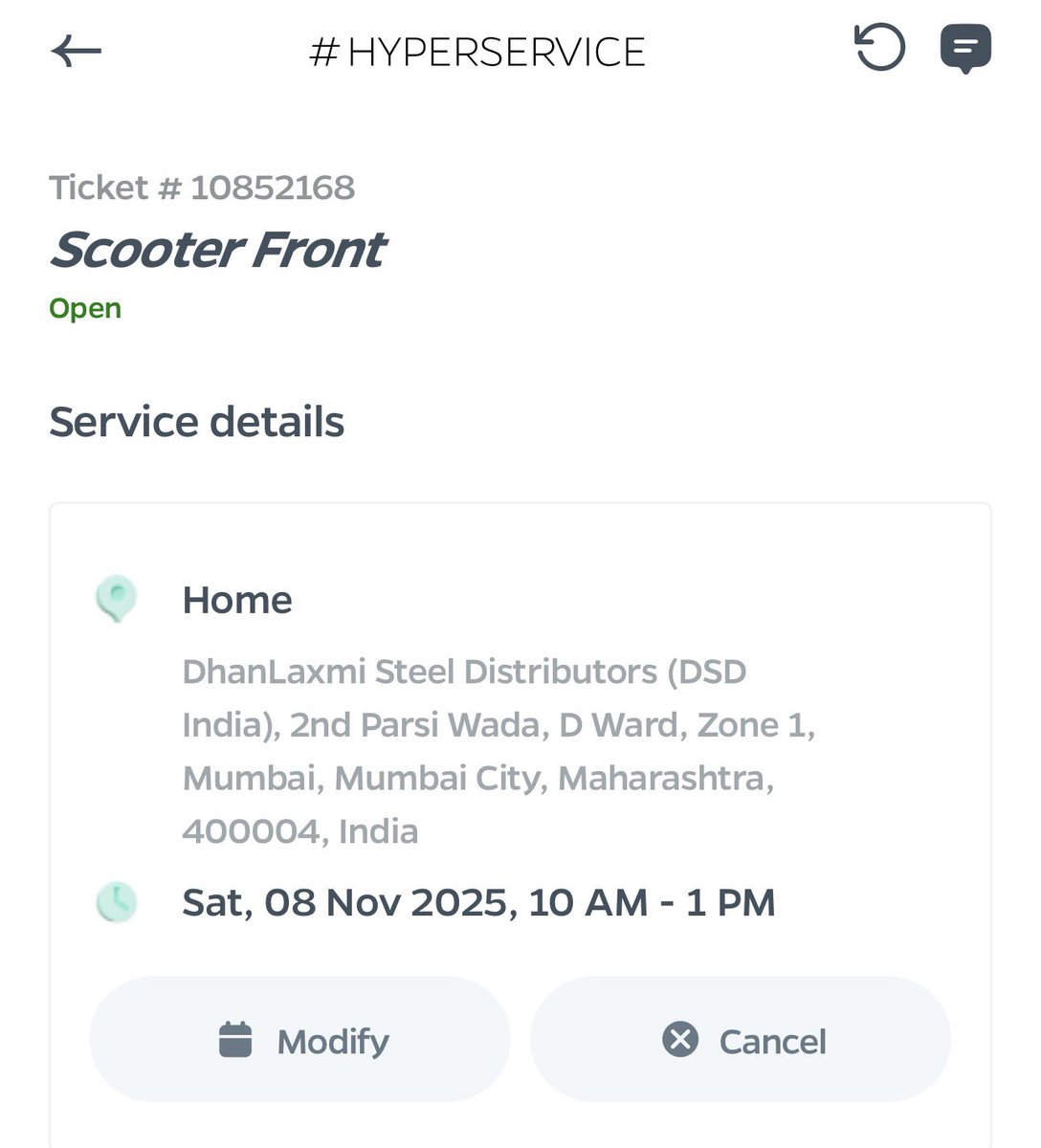 jee2_shah's tweet photo. My Ticket is open since 1 Month &amp; still nobody has visited our location to check d scooter even after having Ola Care+. So can u explain what kind of Hyperservice is this ?? Also what is d use of taking Ola Care+ plan ? @OlaElectric @bhash @OlaElectrick @jagograhakjago #ScamAlert https://t.co/V2xinvk8ZZ