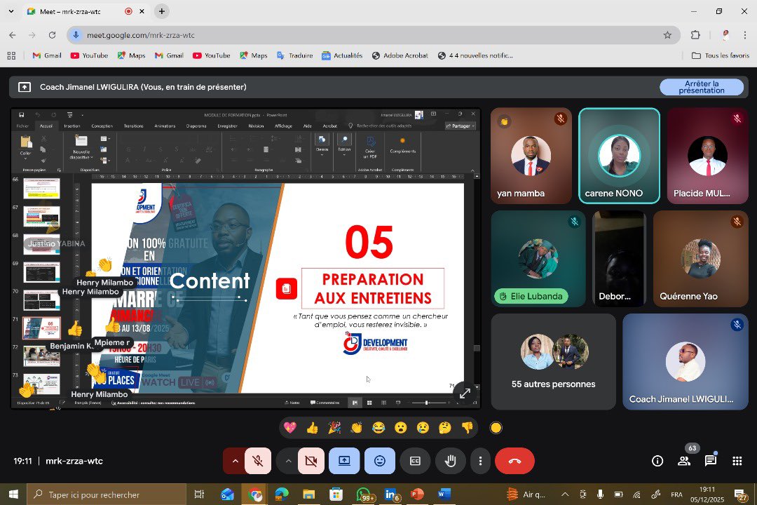 espoir_nabuzibu's tweet photo. C’est parti pour la 4e journée de la formation en Insertion & Orientation Professionnelle avec @CjDevelopmentTC
Thème : Préparation aux entretiens
Une jeunesse congolaise engagée pour le développement, portée par la vision de Madame @SandyNkulu
#IOP #JeunesseCongolaise #Formati https://t.co/4270Tjz3IP