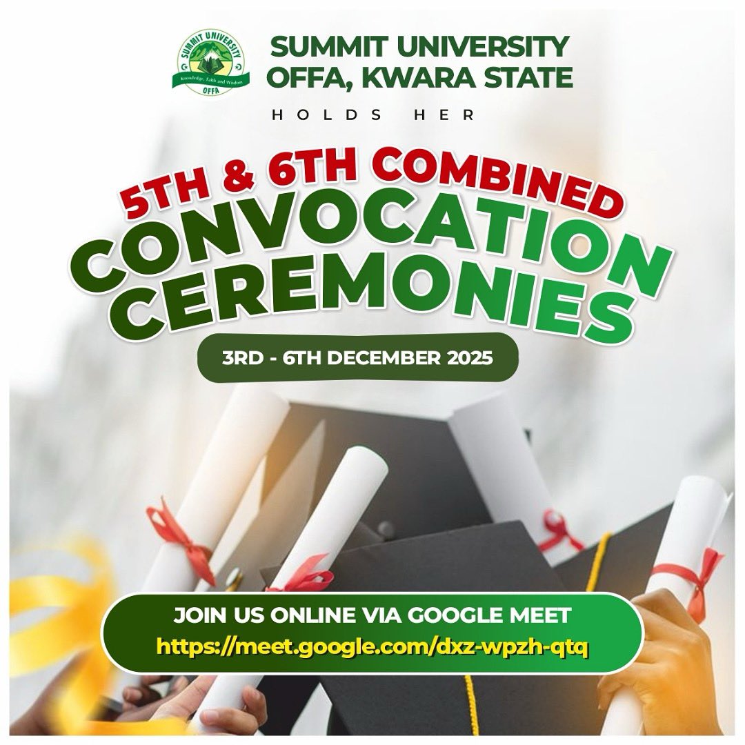 Summit University Offa tweet media