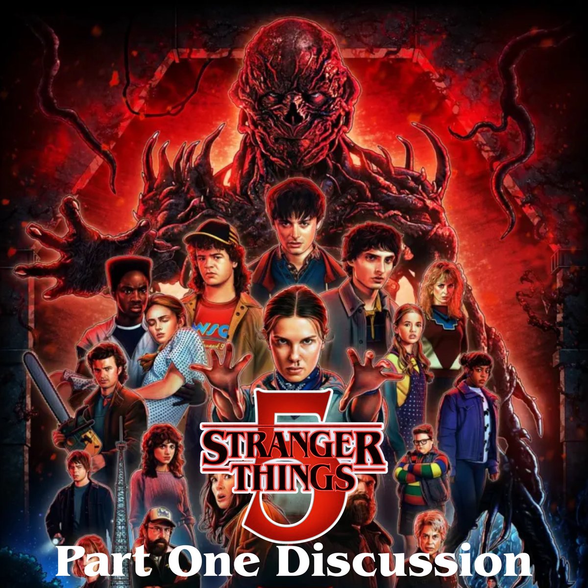 Our Stranger Things 5 Part One Discussion is now up #StrangerThings5 

Listen: open.spotify.com/episode/4lP5Ec…
