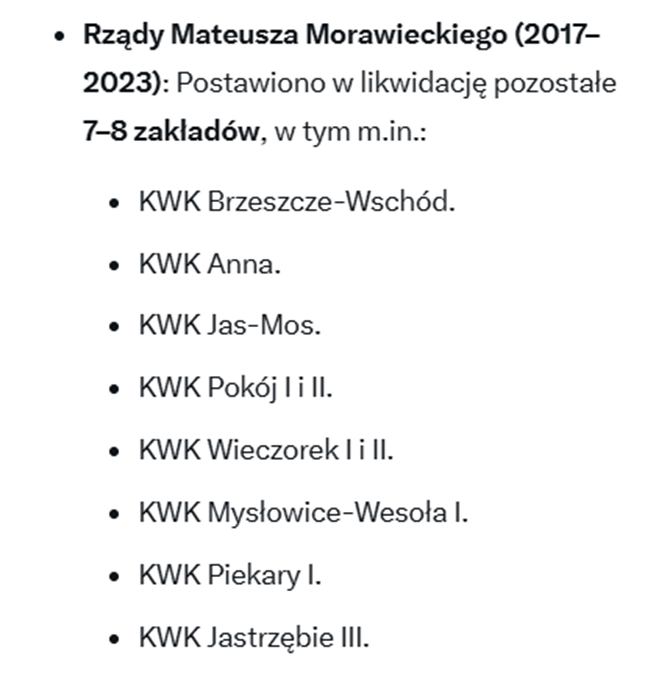 Wczoraj wieczorem, Nawrocki udał się do Katowic gdzie spotkał się z górnikami podczas uroczystej Akademii Barbórkowej KWK „Staszic–Wujek” i rozdawał im medale.
Myślicie, że na rewersie tych medali, zmieściła się lista kopalń zamkniętych przez PiS?