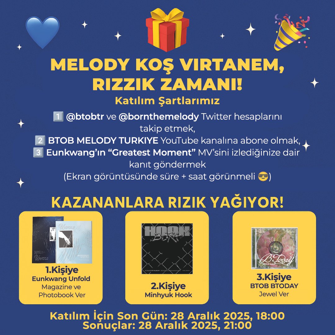 BTOB MELODY TÜRKİYE - CLOSED tweet media