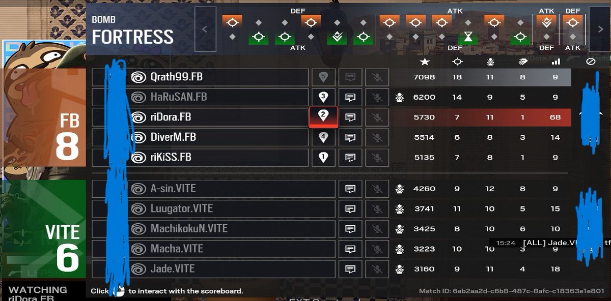 インビ予選２回戦vs VITE勝ちました　
要塞２週間で仕上げれてよかった泣