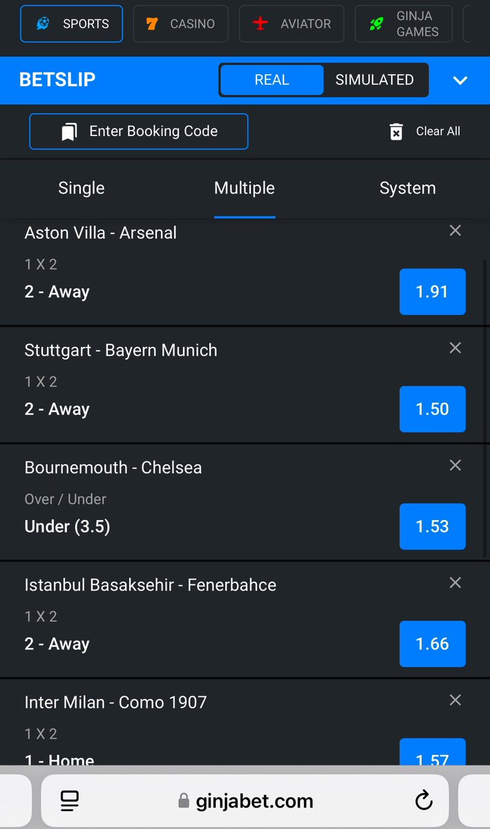 Talented_virtua's tweet image. DAY 3 MAXBET 10 odds BANKER rollover ON GinjaBet

Play this sure banker game 200K to Boom millionaire  

Booking Code: 7ZJF3T

💎Link to 🔴register:  affiliates.ginjabet.com/visit/?bta=361…

Promo code: VIRTUAL001

Make a first time deposit of ₦3,000 and get ₦30,000 BONUS to stake games and…