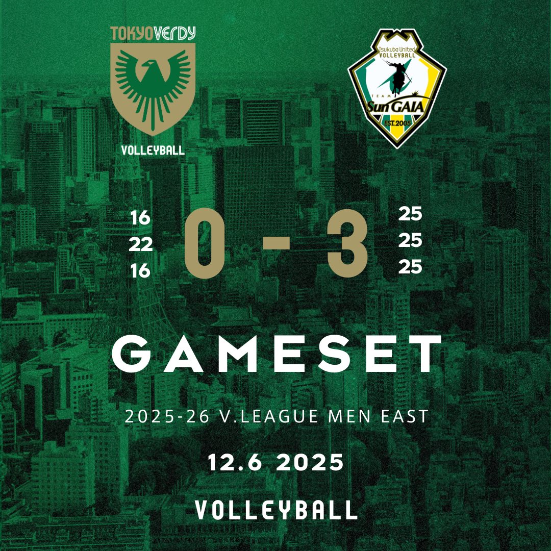 東京ヴェルディバレーボール🏐 (@verdy_volley) / Posts / X