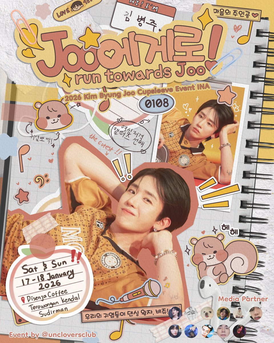 🍞Bjoo cupsleeve event INA 🇮🇩
“𝐼 𝓉𝒽𝒾𝓃𝓀 𝐼’𝓂 𝒻𝒶𝓁𝓁𝒾𝓃𝑔 𝒻𝑜𝓇 𝓈𝑒𝓃𝒾𝑜𝓇 𝒥𝑜𝑜… 𝒶𝓇𝑒 𝓎𝑜𝓊, 𝓉𝑜𝑜?”  

📅 Sat-Sun, 17 -18 Jan 2026 
📍Disenja coffee, Terowongan Kendal, Sudirman, Jakarta

more info soon!˚⊹♡
#RunTowardsJoo #UnclesEventINA #uncletwt #비쥬