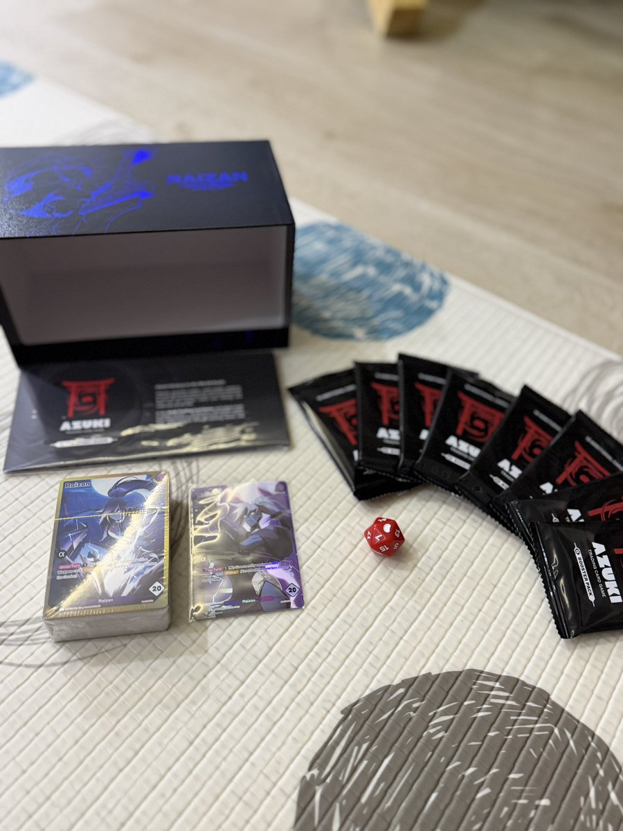 Who’s going to play with me? 

Wish me luck! 
<a href="/AzukiTCG/">Official Azuki TCG</a> <a href="/Azuki/">Azuki</a> #PlayAzukiTCG