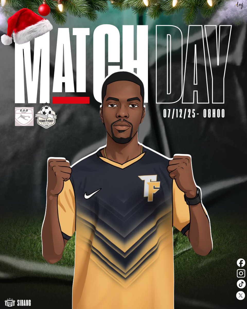 Ce dimanche, on pose nos crampons au stade de Sibang.
L’équipe arrive avec le même état d’esprit que la semaine dernière : jouer sérieux, prendre du plaisir et continuer sur notre belle dynamique.

Ce match promet des belles émotions. 

#ASTF
#JSB