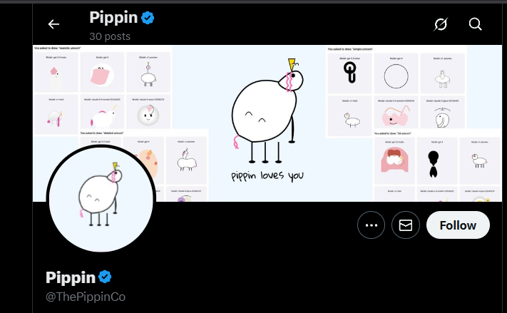 DEVification's tweet image. How this has never been tokenized before

$Pippin is at 300 mil MC right now

And they have actually a bunch of narratives in their X profile banner

Proof: x.com/ThePippinCo

It can be a whole meta of deving their narratives

I will start the meta and will deploy a model…