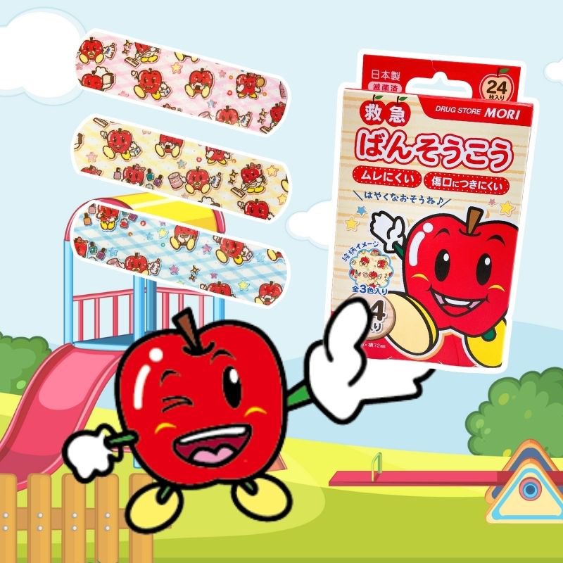 ドラッグストアモリ りんごちゃん ストラップ DRUG STORE MORI