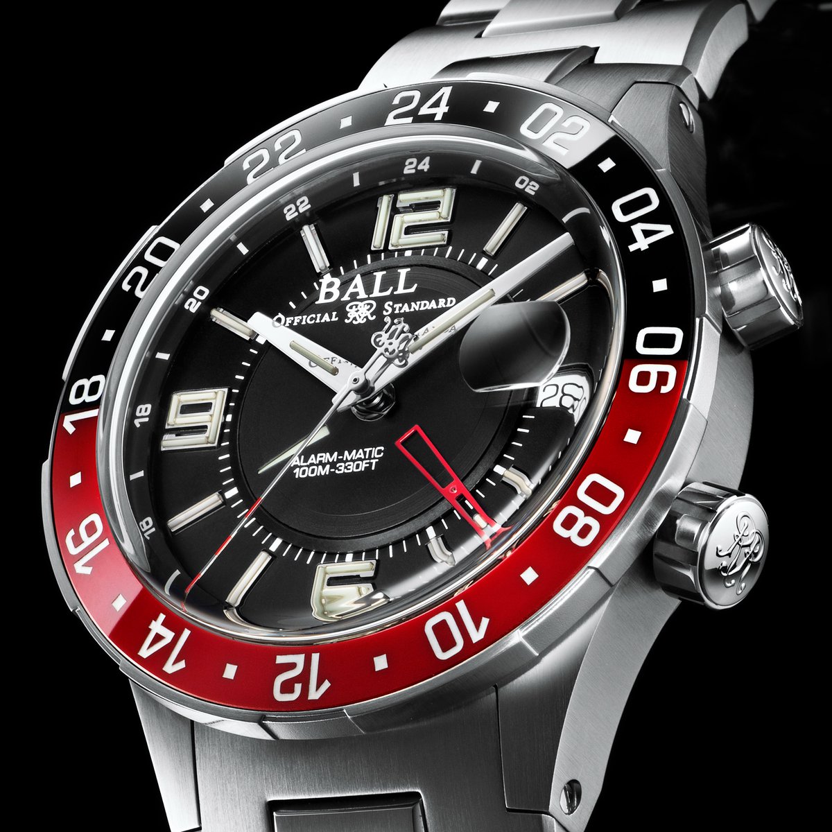 BALLWatchCo's tweet image. Introducing Model A - a collector's gem with complications inspired by minute repeaters, featuring the patented AlarmMATIC mechanism and GMT function. Own this masterpiece at ballwatch.com/rmmodela.
Be Your Greatest Self

#alarmgmt #toolwatch #minuterepeater #patent #ballwatch