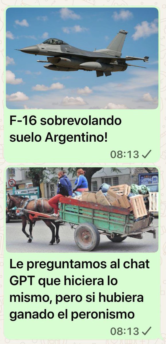 Orgullo y tristeza 
Gracias <a href="/JMilei/">Javier Milei</a>