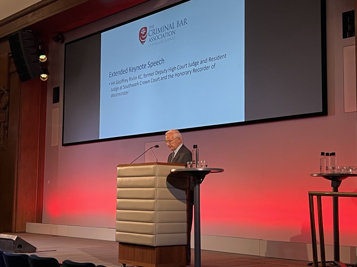 Of course there is a problem

The question is will the destruction of the jury system solve it 

No one imagines that this will reduce the backlog.”

HH Geoffrey Rivlin KC, former Deputy High Court Judge and Resident Judge at Southwark Crown Court and the Honorary Recorder of