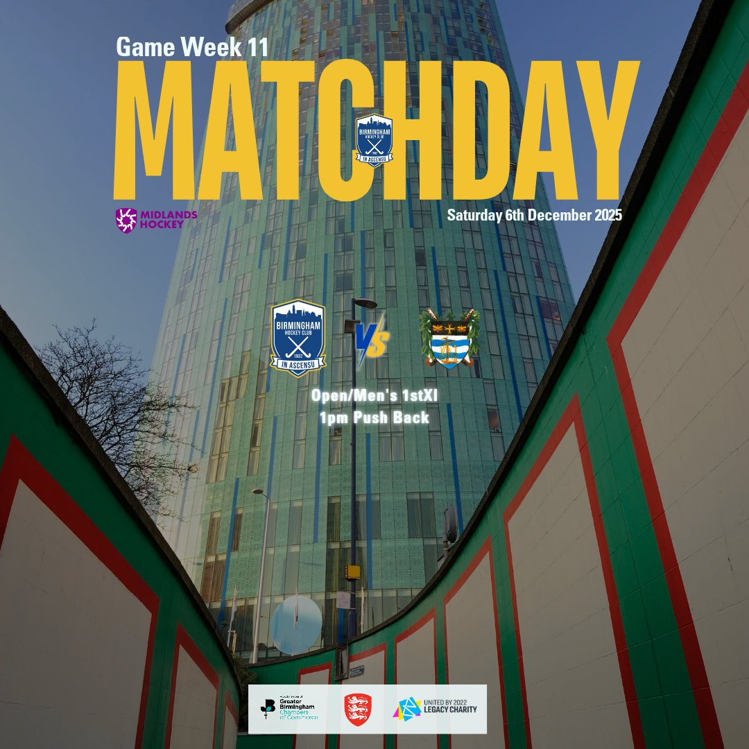 IT'S MATCH DAY!

To round off 2025 and what has been a difficult and turbulent start to the season, our Open/ Men's 1stXI host Stourport in Small Heath this afternoon