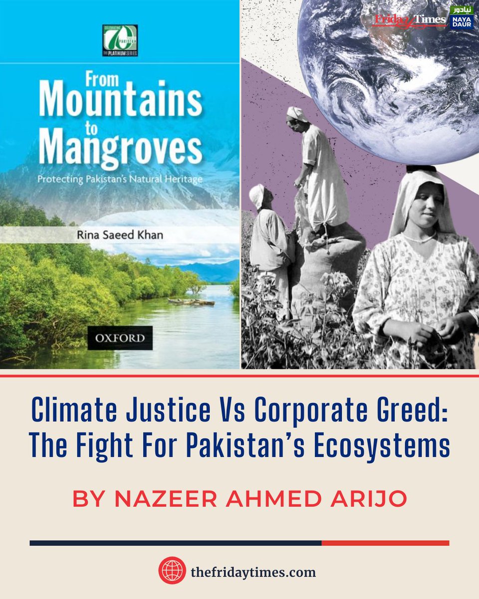TFT_'s tweet image. Saving Pakistan’s forests, lakes and mangroves is survival. Community-led action is our strongest defence against climate chaos. 
By Nazeer Ahmed Arijo
@NazeerArijo

Read more: thefridaytimes.com/06-Dec-2025/cl…

#ClimateAction #GreenPakistan #ProtectNature #MangrovesMatter #EcoAwareness