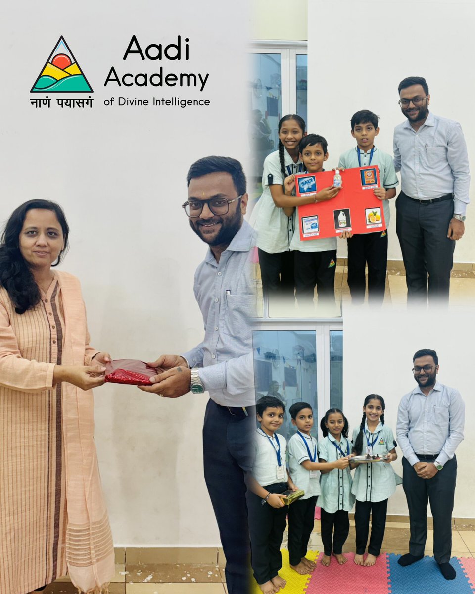 I am truly honoured &amp; grateful to Aadi Academy for inviting me to serve as a judge for the inspiring presentations &amp; innovative product creations by students of Grades 3, 4 &amp; 5 on the theme “Go Green.” It was a privilege to witness such creativity &amp; awareness at such a young age.