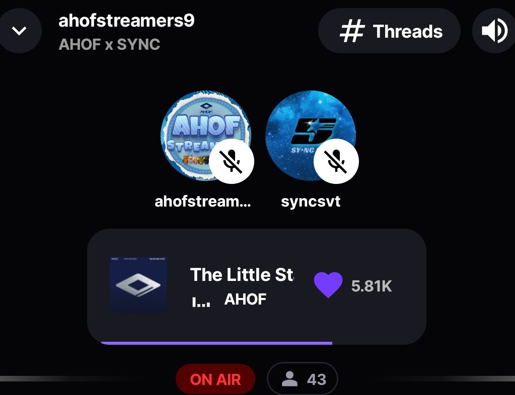 SPOTIFY AHOF STREAMERS tweet media