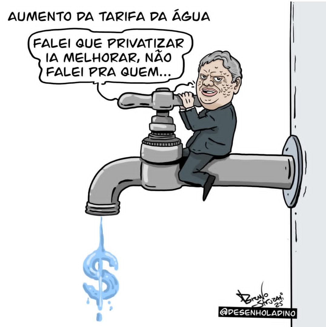"Privatiza que melhora" , disse Tarcísio de Freitas sobre a SABESP.

A questão é que ele nunca disse para quem melhoraria... Com certeza que não foi para o povo!

#CONGRESSOINIGODOPOVO
#CONGRESSOINIGODOPOVO