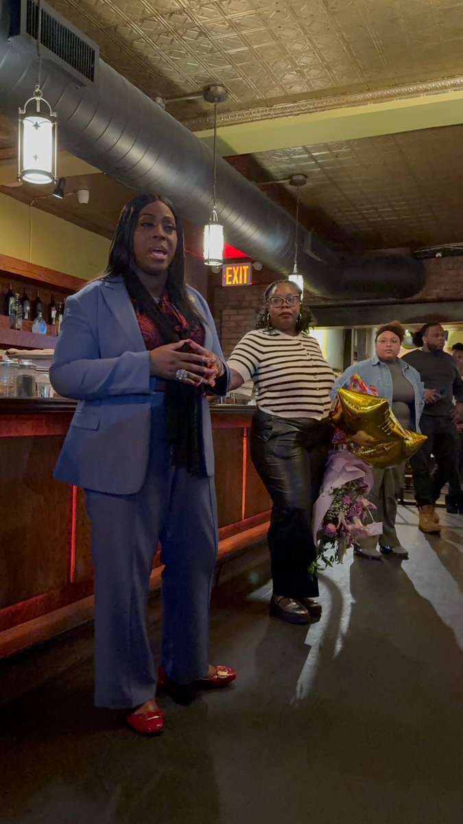 BPGibson2025's tweet photo. A great Celebration of my sister and friend, Council Member Althea Stevens and #TeamStevens on the occasion of her re-election to the City Council!
Congratulations Council Member to you and your team on a job well done. We look forward to working with you and our #District16 community for the next four years. #BronxStrong ๐ค