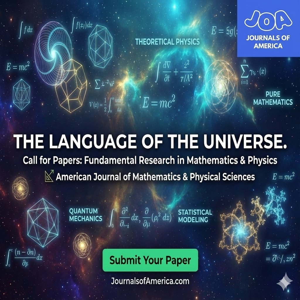 JournalsAmerica's tweet image. The language of the universe. 📐🌌

Innovation starts with an equation. We are seeking fundamental research in #Mathematics &amp;amp; #Physics.

Submit to:📐 Am. J. Mathematics &amp;amp; Physical Sciences

Start here:👉 [journalsofamerica.com]

#MathTwitter #Physics #STEM #PureScience