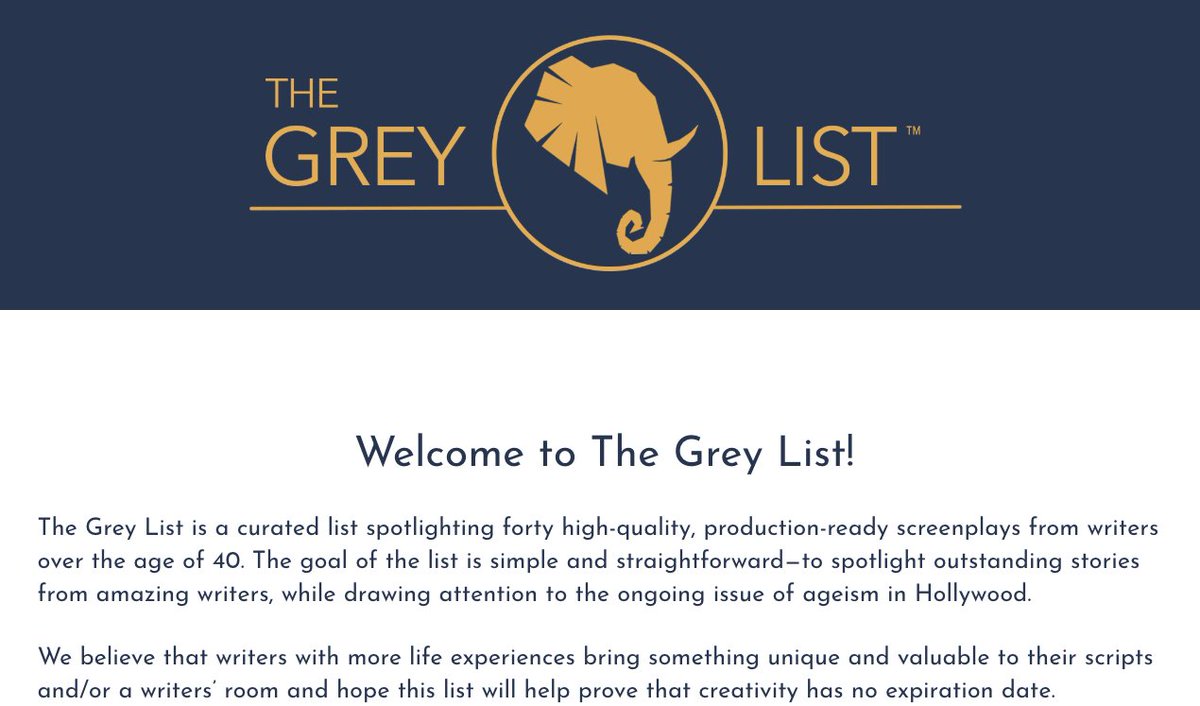 Glad I checked my junk mail this morning. One of my screenplays has been selected to progress through the next round by The Grey List. Thanks <a href="/RWWFilm/">Brad M Johnson</a>