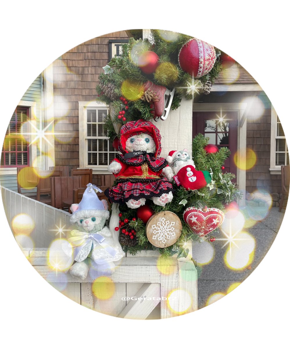 今年もクリスマスキャローラーズには会えなかったにゃん……😭でもクリスマス楽しかったにゃー！！サンタブーツジェラも来れて良かったにゃん😊✨