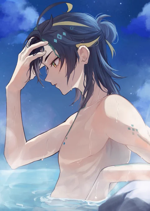 #今年も残りわずかなので今年一番伸びた絵を貼る 温泉イベニチ