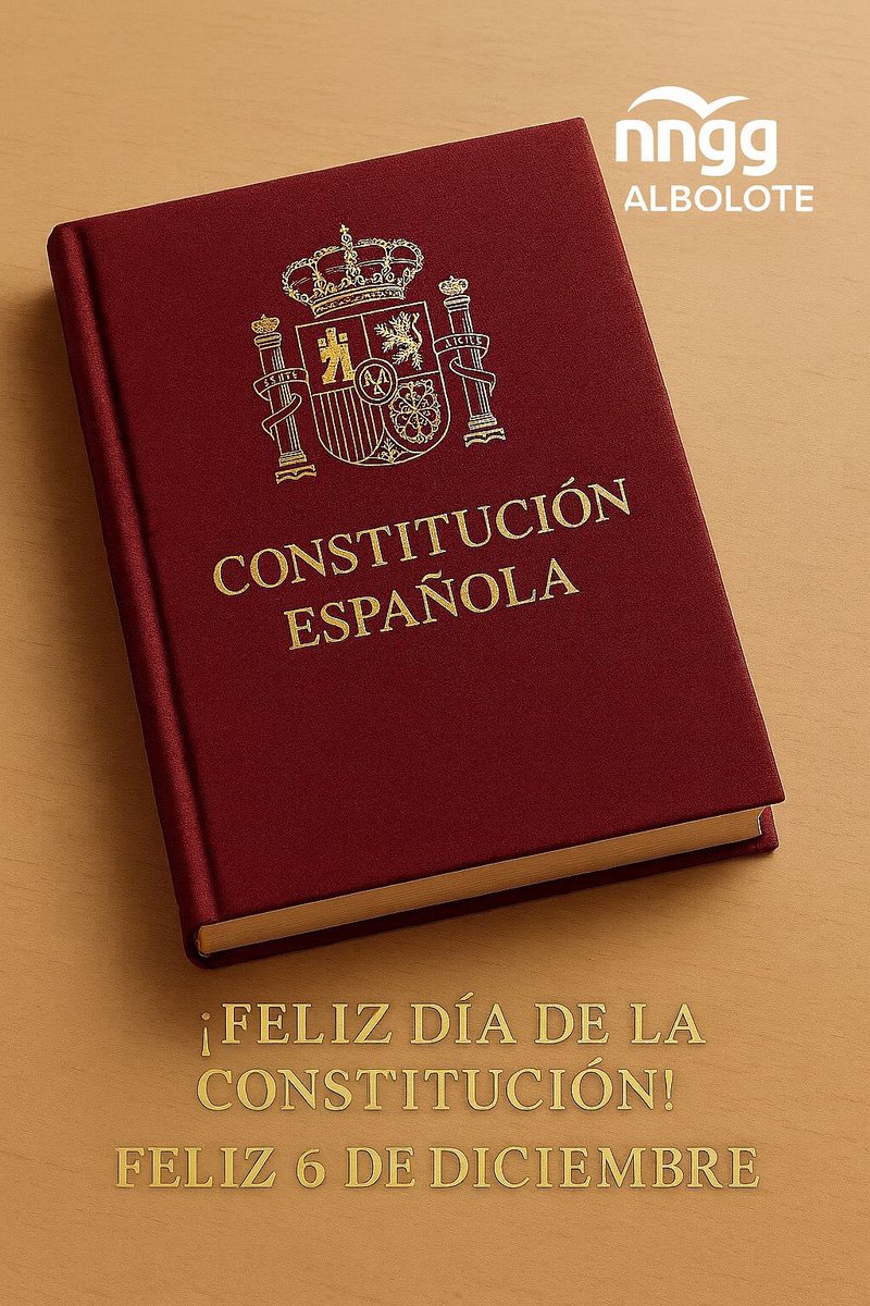 🇪🇸 Hoy celebramos el día  de la Constitución, el día en que el pueblo ratificó nuestra norma fundamental 
Y hoy, más que nunca, toca defenderla
Desde NNGG reafirmamos nuestro compromiso con los valores constitucionales y con el Estado de derecho
#6D ¡Feliz #DíadelaConstitución!
