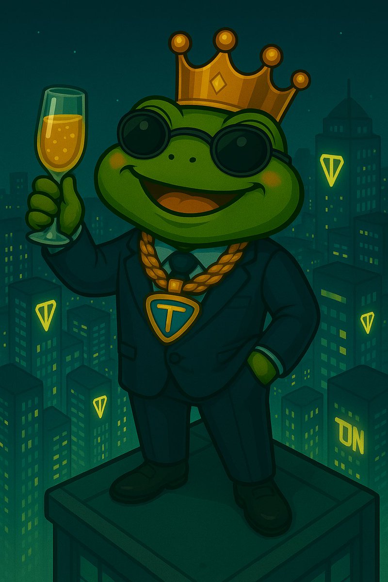 Good morning 🌞 Froggo woke up thriving, grateful, and ready to collect blessings like they’re on clearance 🐸✨