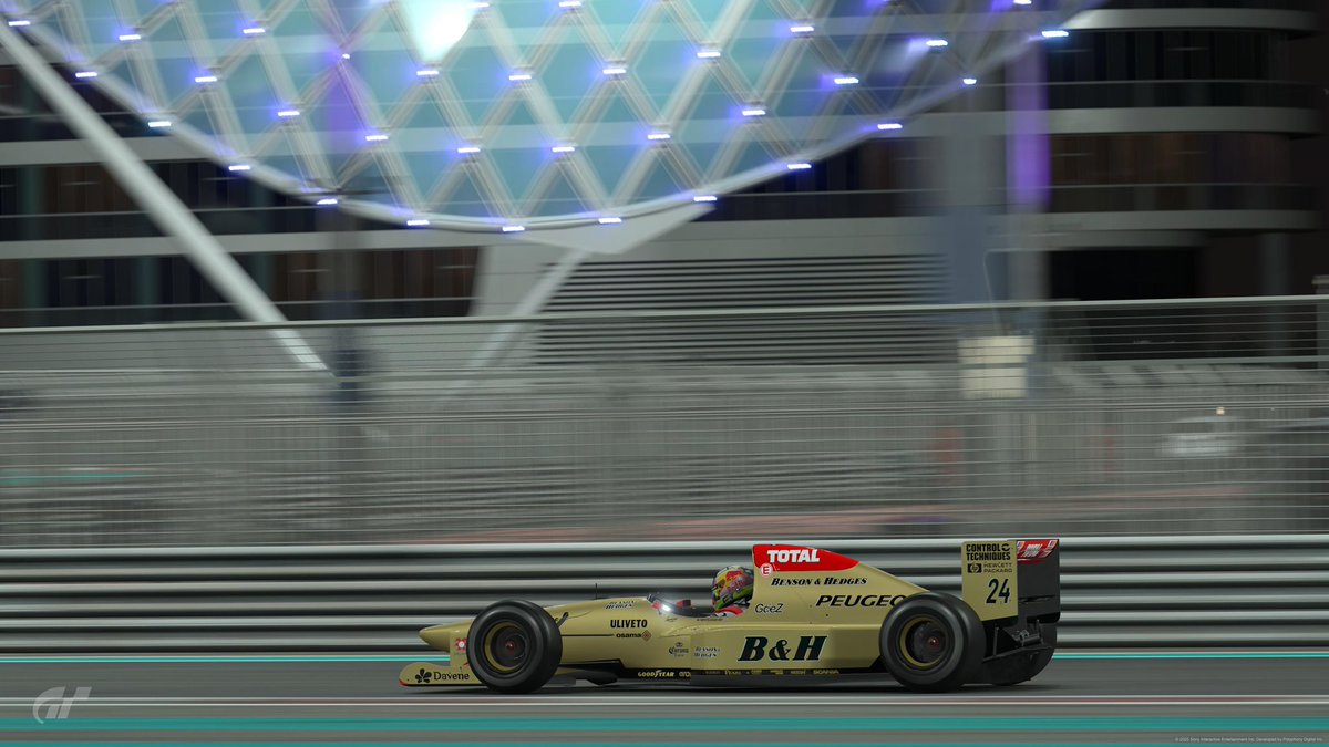 Mark_Whitelegge's tweet photo. Sublime. #GT7 #JordanF1 #ForEddie https://t.co/IvXSuVRGpv