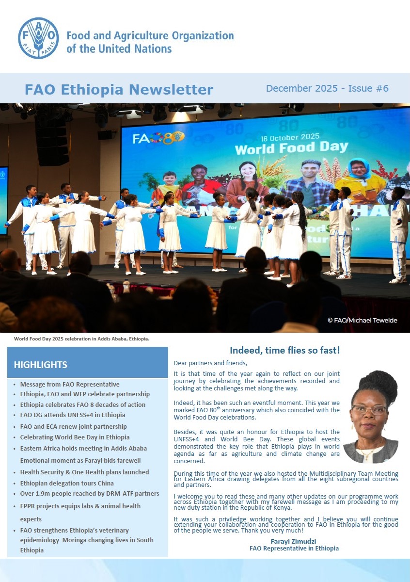 Our December newsletter brings latest updates, innovation highlights &amp; evidence-based actions strengthening #Ethiopia’s agrifood systems.

👉 shorturl.at/f3Hny

Many thanks to our partners &amp; friends for support &amp; collaboration!
#Partnership #FoodSecurity #Nutrition #SDGs