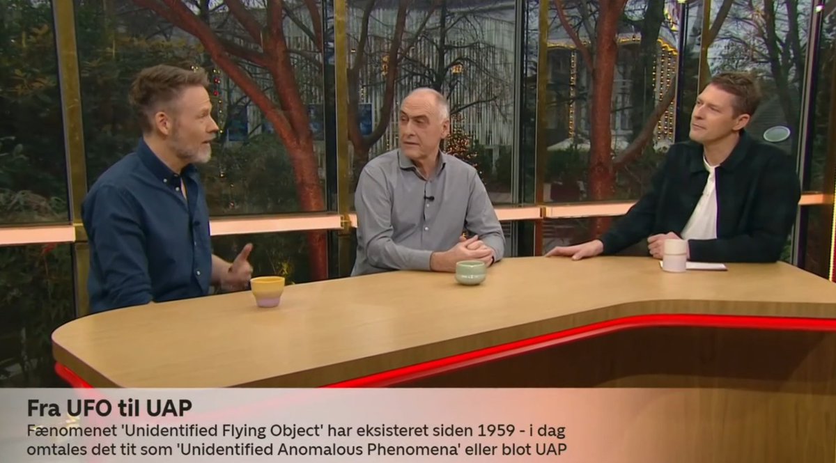 frederik_uldall's tweet photo. Was interviewed today with Gert Friis Eriksen on Danish morning TV: @gotv2dk
Thanks to Steen Langeberg for asking us well-informed questions about our Danish Network for UAP Studies. https://t.co/dtV8O39s95
We also touched upon @ageofdisclosure
#Ufotwitter #gotv2dk https://t.co/2BAMA1FFyv