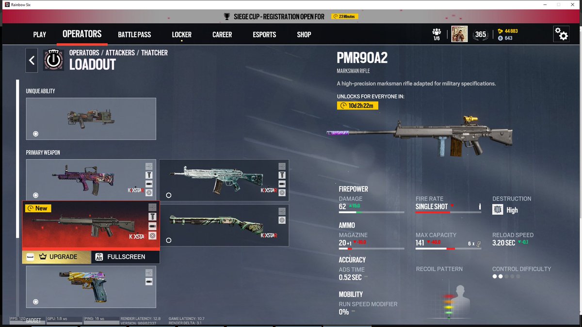 PrfektZy's tweet photo. Kekonyolan Ubisoft di akhir tahun, update senjata baru tapi cuma yang beli battlepass yang bisa pakai. Ya walaupun cuma 15 hari, tapi tetep aja konyol. https://t.co/r2XlhWK6ly