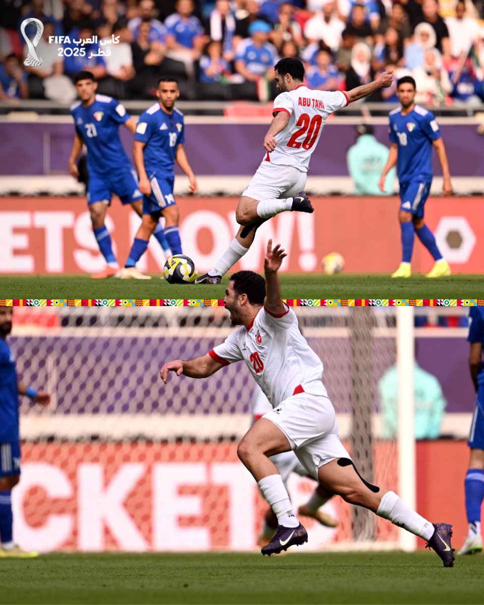 fifaworldcup_ar's tweet image. هدف عالمي من ولد النشامى 🇯🇴

#FIFArabCup