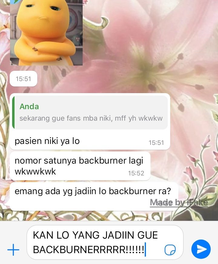 mantan tapi backburner

— few tweets au