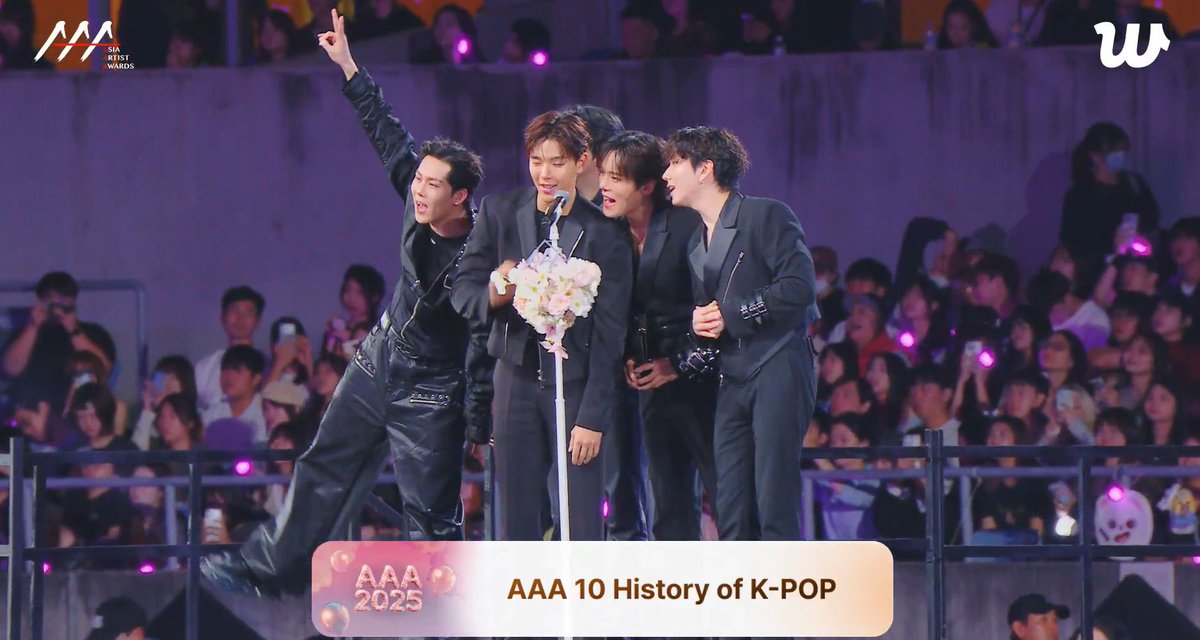 worldwide_mx's tweet photo. [#wwmx_update] 

@OfficialMONSTAX  won ‚History of K-POP’ at the 10th Asia Artist Awards 2025!

Congratulation! 🔥🔥🔥 https://t.co/LicXDpmhZt