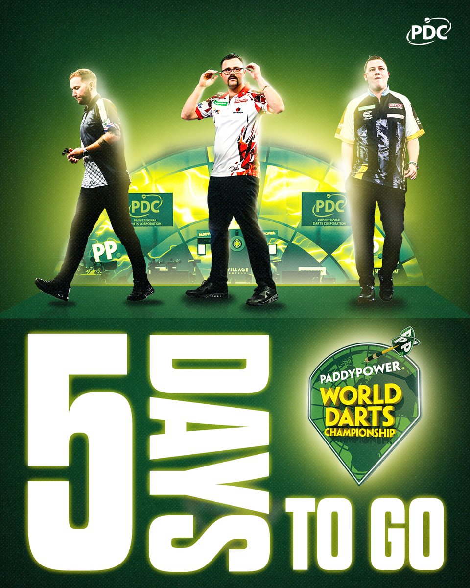 5⃣ DAYS TO GO!

The countdown continues! 🙌

20 days of incredible action coming your way at Ally Pally! 😍